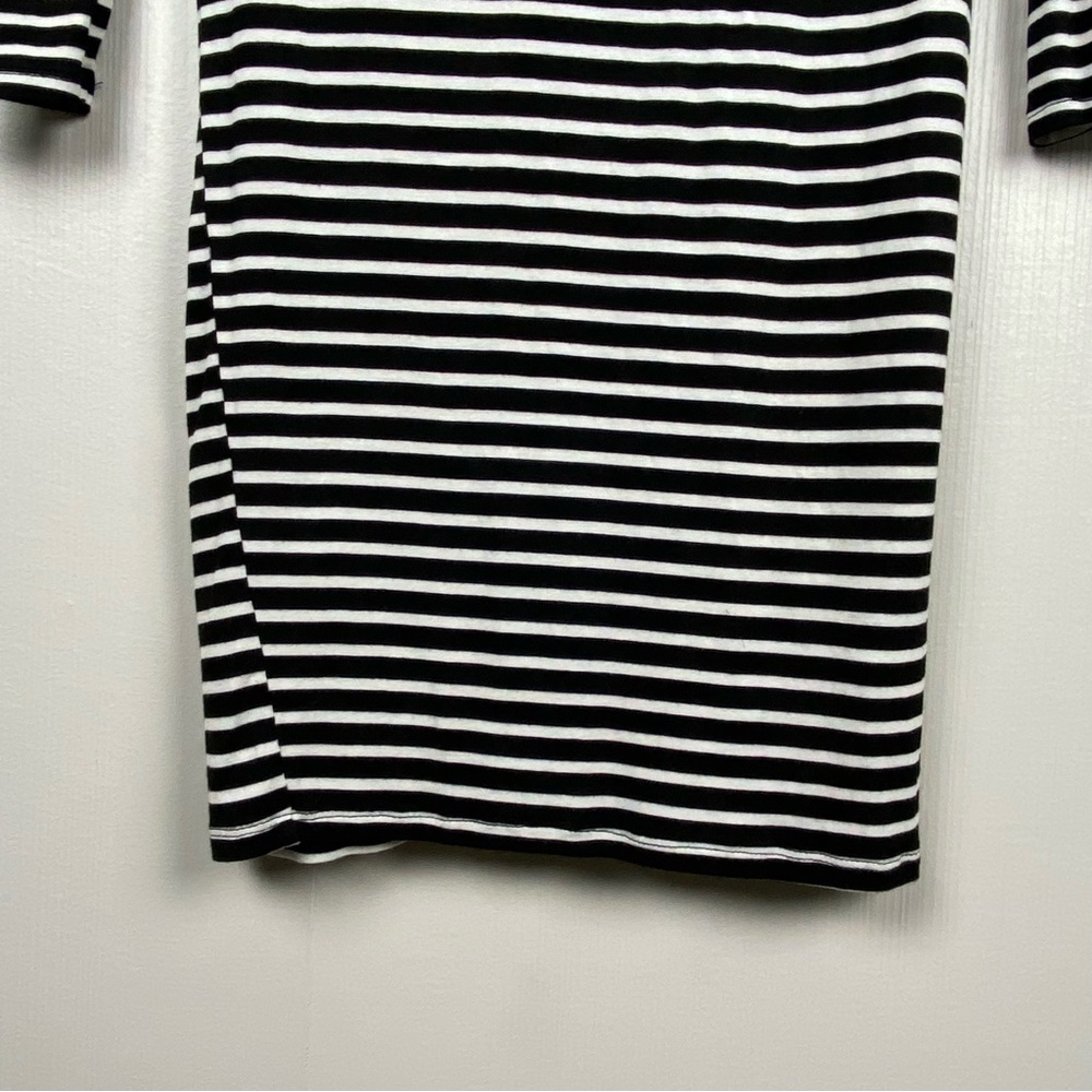 GB Gianni Bini Dress Womens Medium‎ Striped Bodycon Stretch - Picture 3 of 12